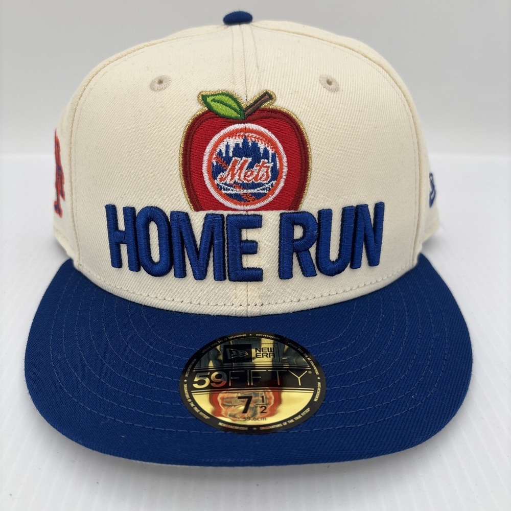 New Era 59FIFTY New York Mets Home Run Blue Cream/white 7 1/2